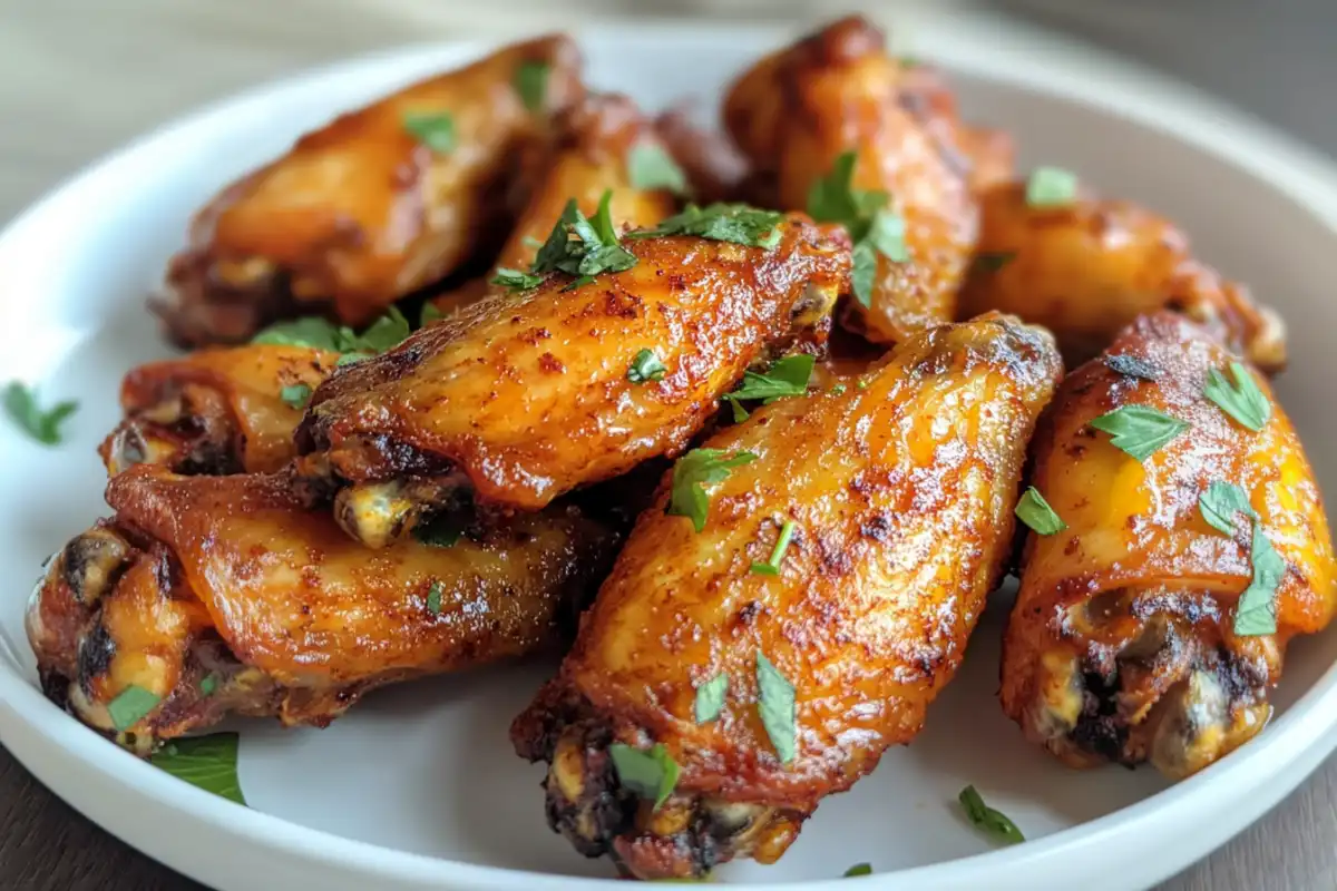 Baked chicken wings temperature