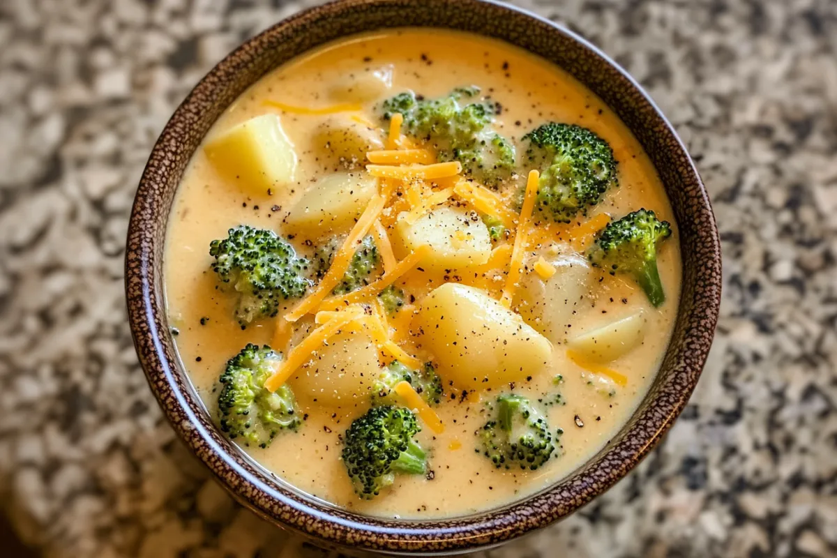 Potato Broccoli Cheddar Soup