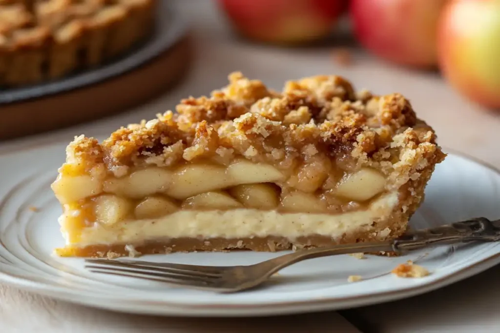 Apple Crumble Cheesecake