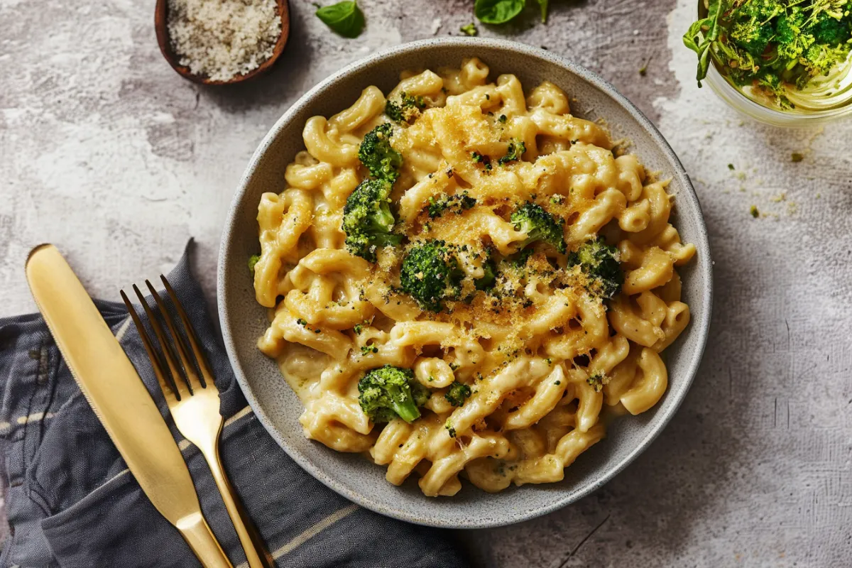 Baked Broccoli Mac and Cheese