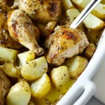 Lemon Greek Chicken and Potatoes Recipe